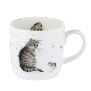 Wrendale Designs Mug 14oz, Cat & Mouse
