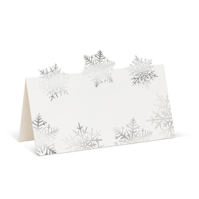 Abbott Folded Placecards, Snowflake