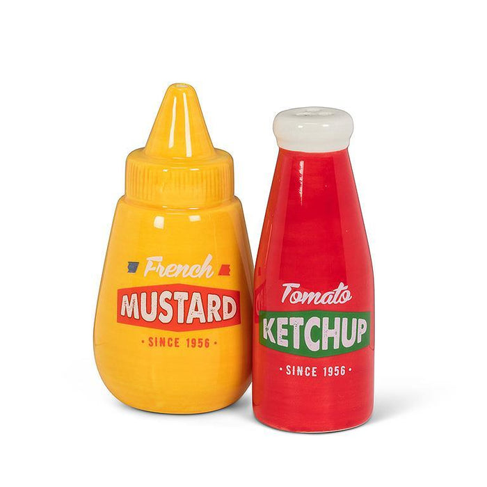 Abbott Salt & Pepper Set, Ketchup & Mustard