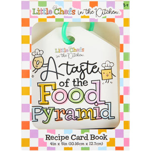 C.R. Gibson Food Pyramid Recipe Cards, Little Chefs
