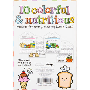 C.R. Gibson Food Pyramid Recipe Cards, Little Chefs