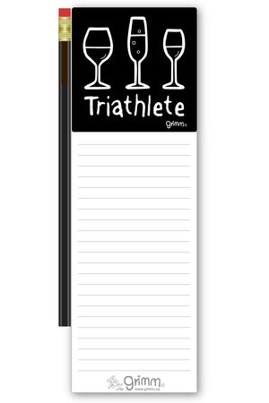 Grimm Magnetic Notepad, Triathlete