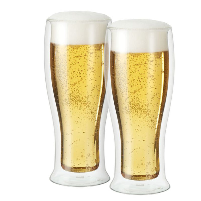 OGGI BAR Double-Walled Beer Glasses Set of 2
