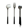 Outset Stainless Steel Golf Themed Grilling Tool Set