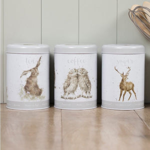 Wrendale Designs Coffee Canister, Woodland Owls