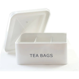 DecorSense Tea Box, White