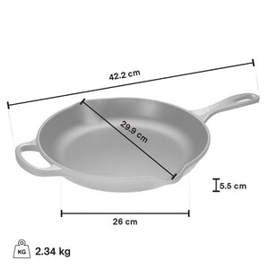 Le Creuset Iron Handle Skillet 26 cm | 10 Inch, Agave