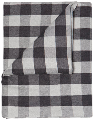 Danica Now Designs Second Spin Tablecloth 60 x 90 Inch, Charcoal Buffalo Check