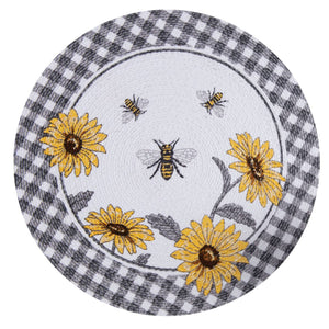 Kay Dee Braided Placemat, Just Bees