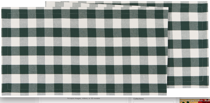 Danica Now Designs Second Spin Table Runner 72 Inch, Spruce Buffalo Check