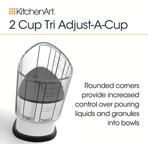 KitchenArt Tri Adjusta Cup 2-Cup Measuring Cup