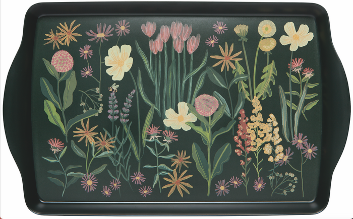 Danica Now Designs Planta Platter Tray, Bees & Blooms
