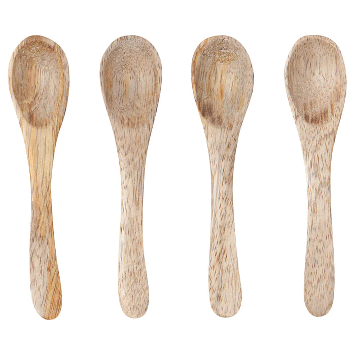 Danica Heirloom Mini Spoons Set of 4, Mango Wood