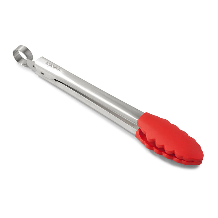 Zeal Silicone Cook's Tongs 10 Inch, Classic Colours (Assorted)
