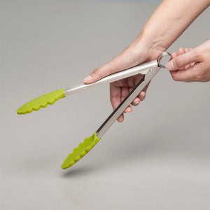 Zeal Silicone Cook's Tongs 10 Inch, Classic Colours (Assorted)