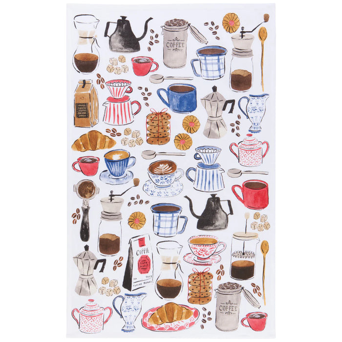 Danica Now Designs Tea Towel, Coffee Break