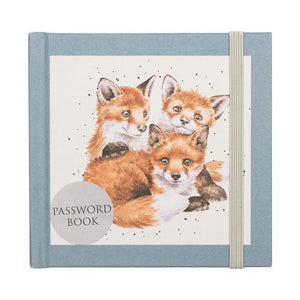 Wrendale Designs Password Book, 'Snug as a Cub' Fox