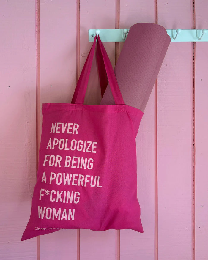 Classy Cards Tote Bag, Powerful Woman