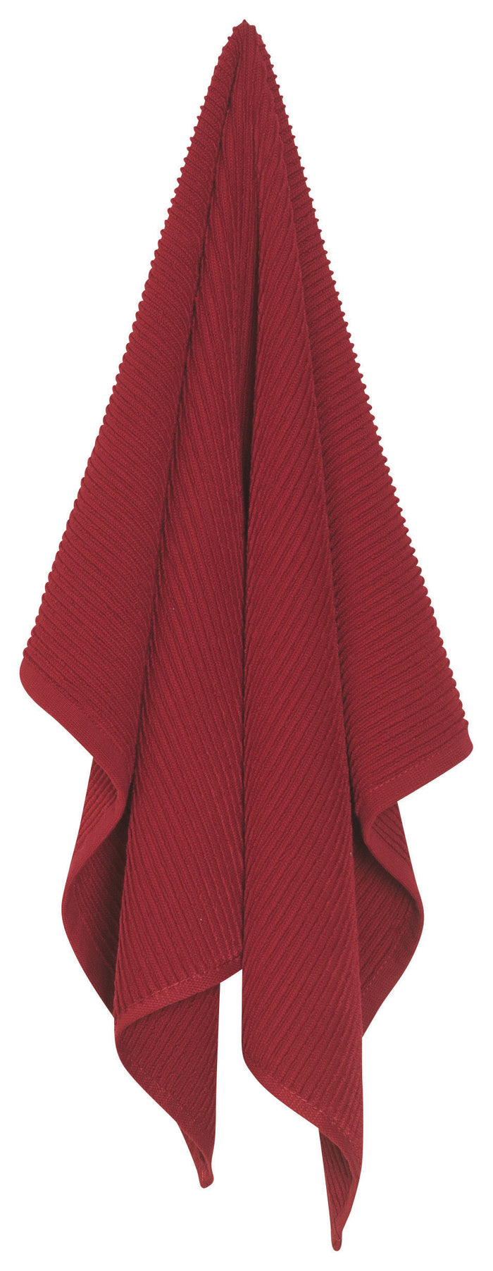 Danica Now Designs Ripple Tea Towel, Carmine Red
