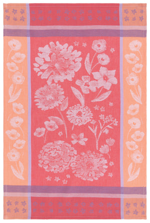 Danica Now Designs Jacquard Tea Towel, Cottage Floral