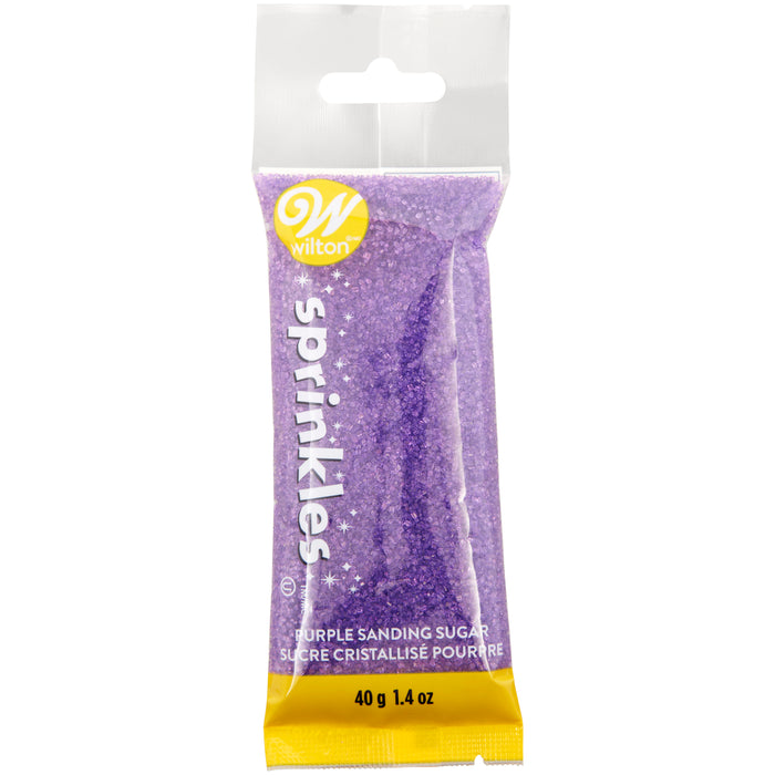 Wilton Sanding Sugar Sprinkles Pouch, Purple