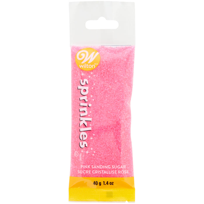 Wilton Sanding Sugar Sprinkles Pouch, Pink