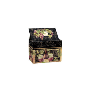 Lang Gilded Wine Recipe Card Box