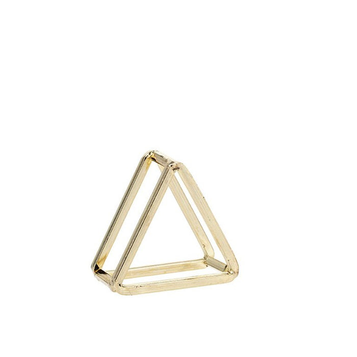 Harman Triangle Napkin Ring, Gold