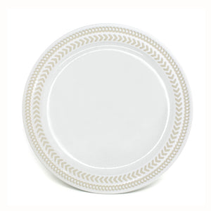 BIA BATIK Dinner Plate, White