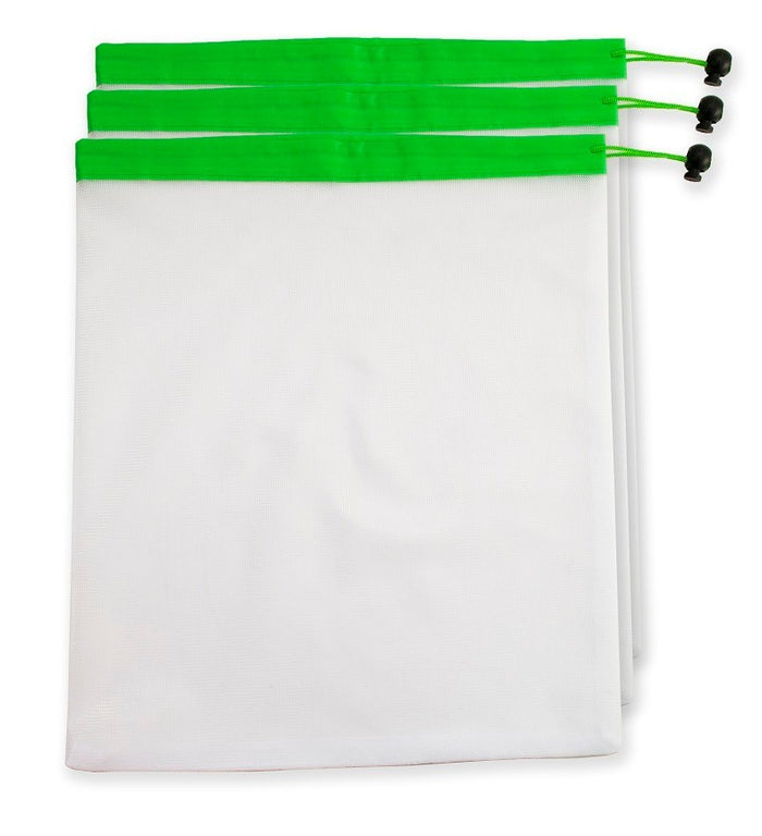 Kitchen Basics Nylon Produce Bags Set of 3, Medium