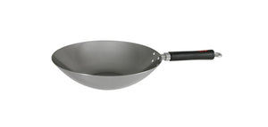 Dexam Swift Carbon Steel Wok 30 cm | 12 Inch