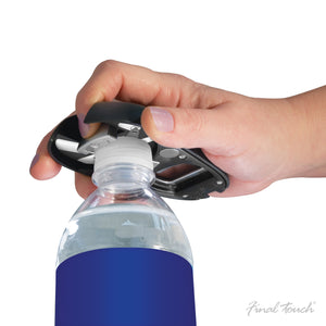 Final Touch 3-in-1 Bottle Opener, Black