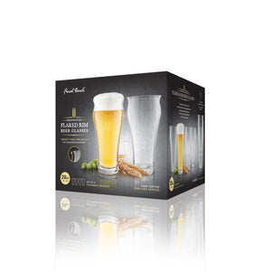 Final Touch Brewhouse Beer Glass Set of 4, 591 ml | 20oz