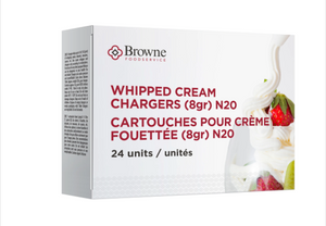 Browne Cream Whipper Chargers Box of 24