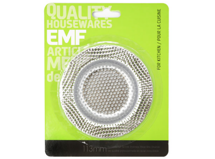 EMF Perforated Stainless Steel Sink Strainer