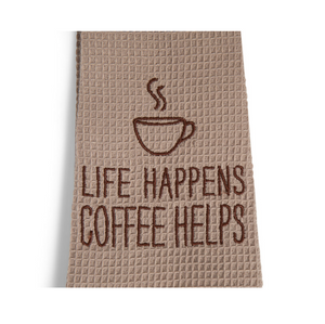 byDesign Kitchen Boa, 'Life Happens, Coffee Helps'