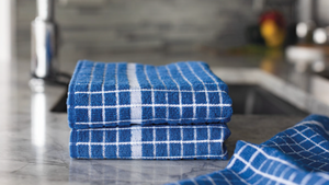 Danica Now Designs Terry Tea Towels Set of 2, Royal Blue
