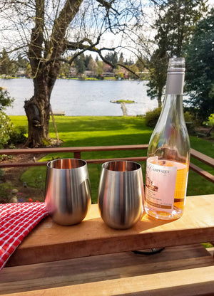 Endurance® Stainless Steel Stemless Wine Glass