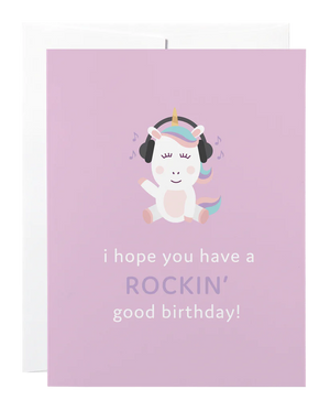 Classy Cards Greeting Card, Rockin' Birthday