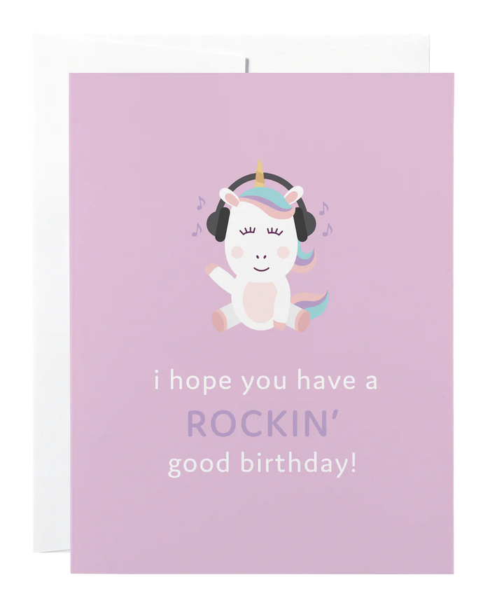 Classy Cards Greeting Card, Rockin' Birthday