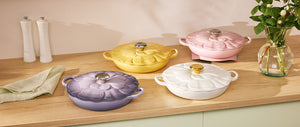 Le Creuset Petal Braisers Collection