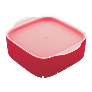 Tovolo Rinse & Store Berry Colander, Red