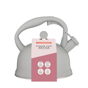 Typhoon OTTO Whistling Kettle, Grey