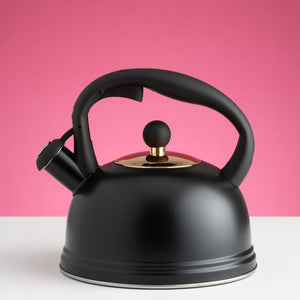 Typhoon OTTO Whistling Kettle, Black