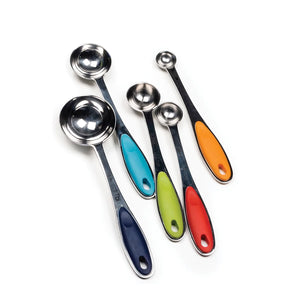 RSVP Colour Handle Measuring Spoons Set of 5
