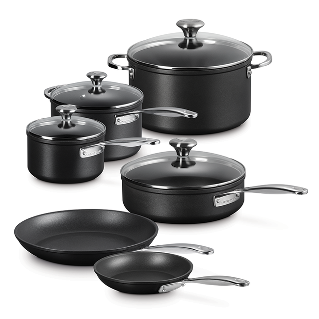 Le Creuset Toughened Nonstick Pro Cookware Set 10-Piece