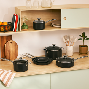 Le Creuset Toughened Nonstick Pro Cookware Set 10-Piece