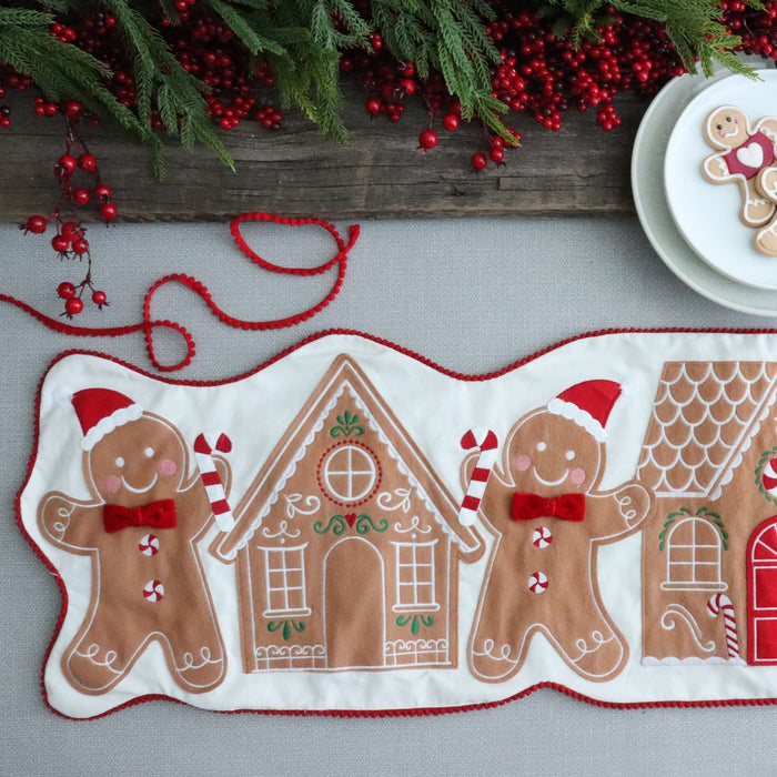 Harman Table Runner 57 Inch, Gingerbread