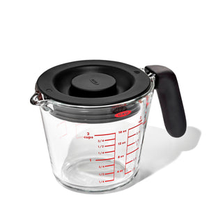 OXO Glass Measuring Cup with Lid 2-Cup