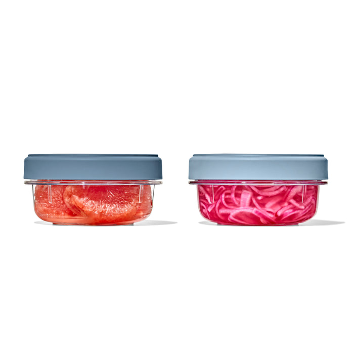 OXO TWIST & STACK Round Food Containers Set of 2, 355 ml